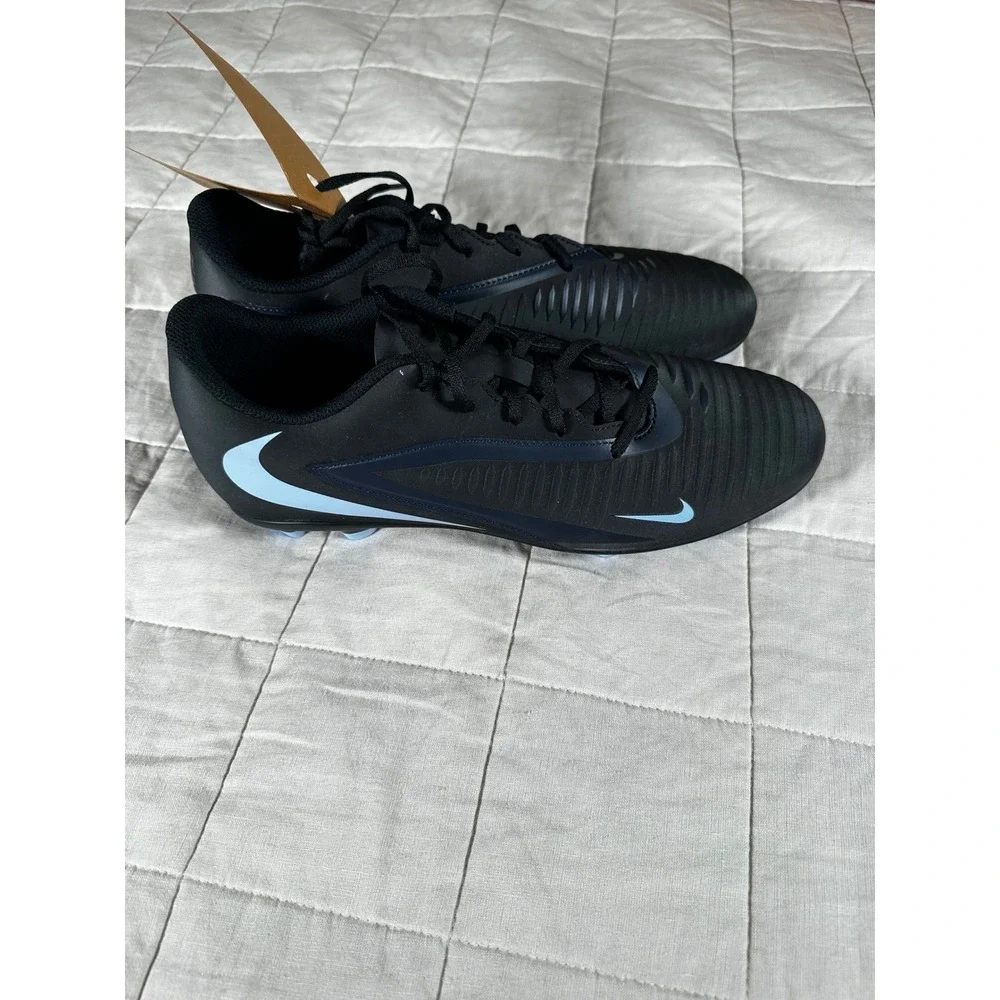 Nike Phantom GX II Club Soccer Cleats Mens 10.5 Black NEW HM8933-003 FG MG Boots - Picture 3 of 7